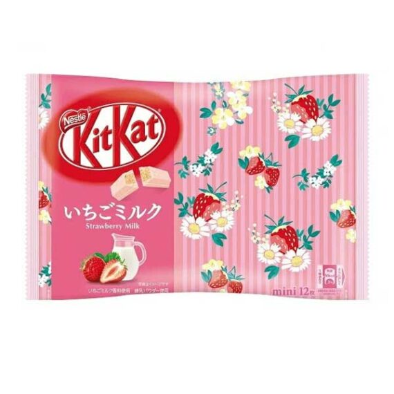chocolat kitkat mini lait fraise oishi market