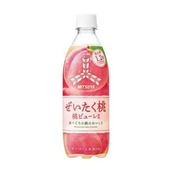 boisson bouteille mitsuya luxury peach soda oishi market