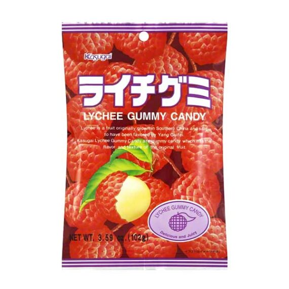 bonbon litchi gummy candy oishi market