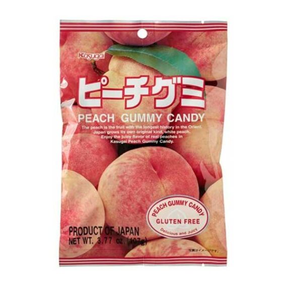 bonbon peach gummy oishi market