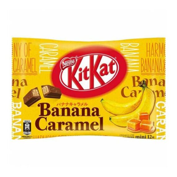 chocolat kitkat mini banane caramel oishi market