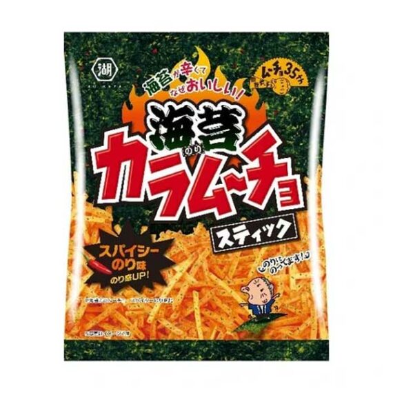 snack chips stick oni karamucho spicy nori oishi market