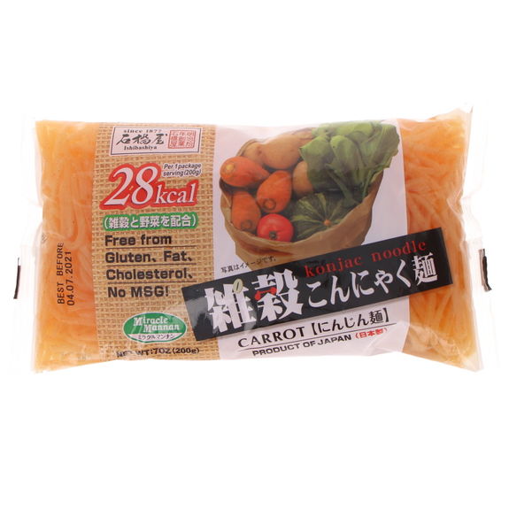 Konjac Noodles - Carrot | Oishi Market