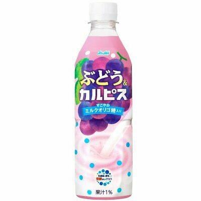 Asahi Calpis Grape Soft drink 500ml x 6