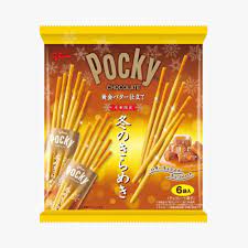 POCKY WINTER LIMITED ICE GLITTER CARAMERL BUTTER SHARE PACK